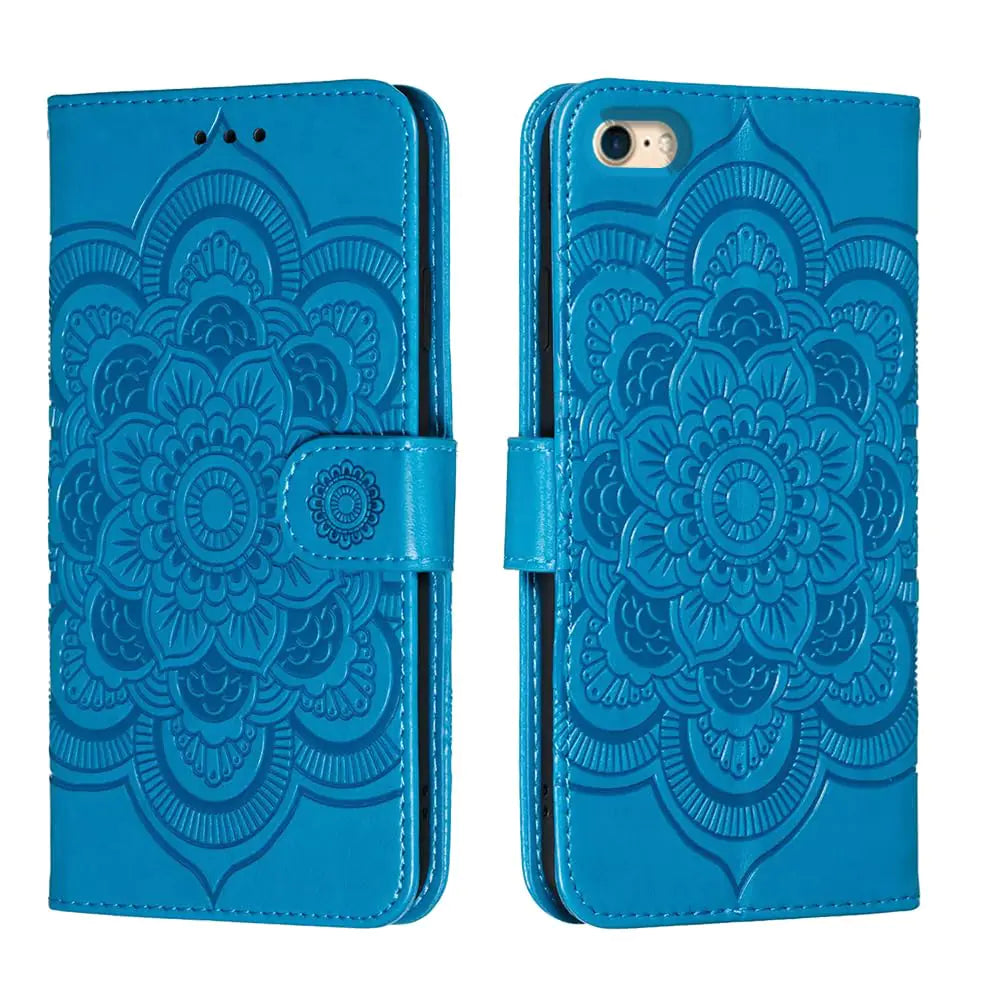 shingtomua for iPhone SE 3/2 (2022/2020 Edition) iPhone 7/8 Case Wallet with Card Holder Kickstand Magnetic Soft Leather Flip Fold Case for iPhone 7/8 Cover (Blue iPhone 7/8/SE 2020/SE 2022)