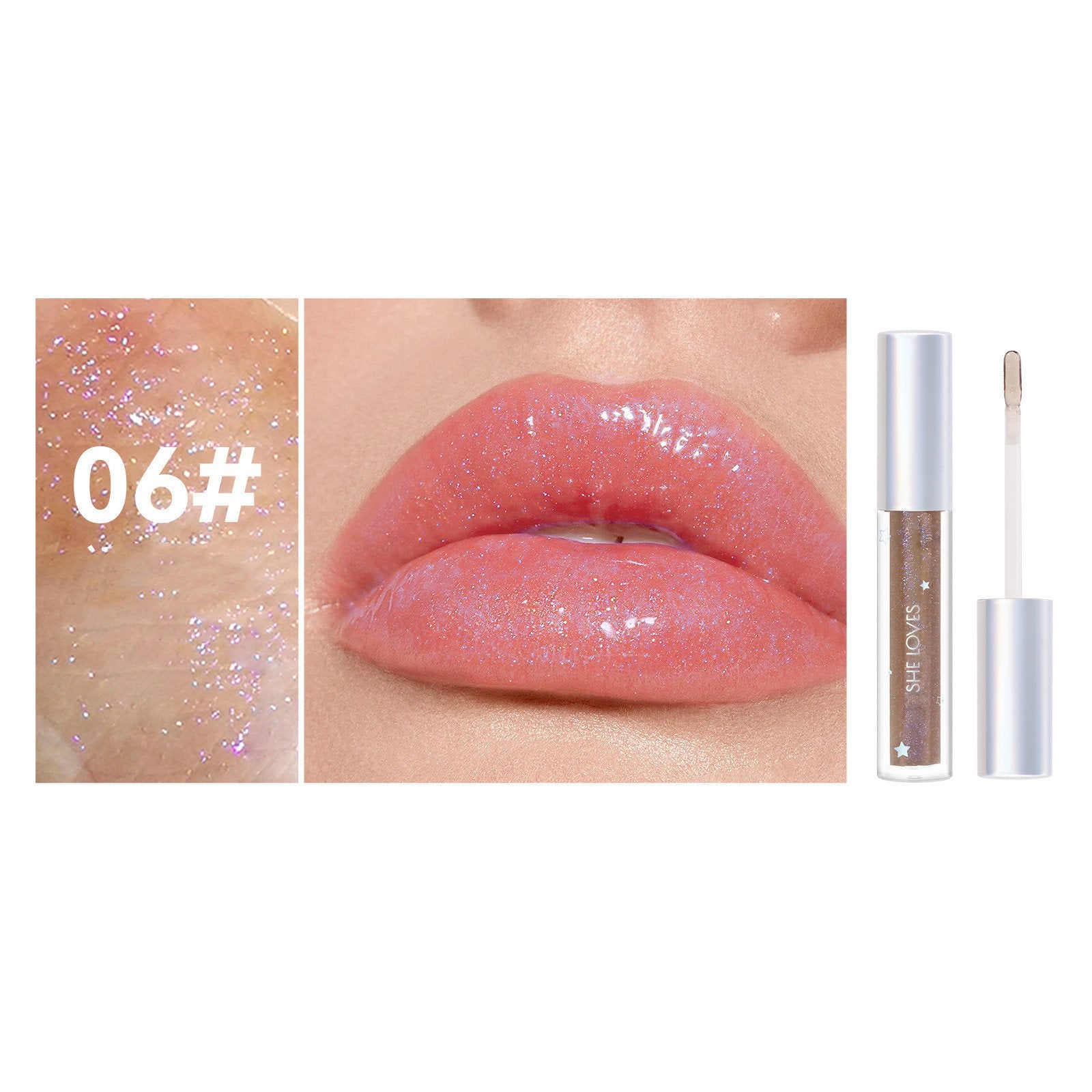 Shimmering Moisturizing Plumping Glass Lip Lotion