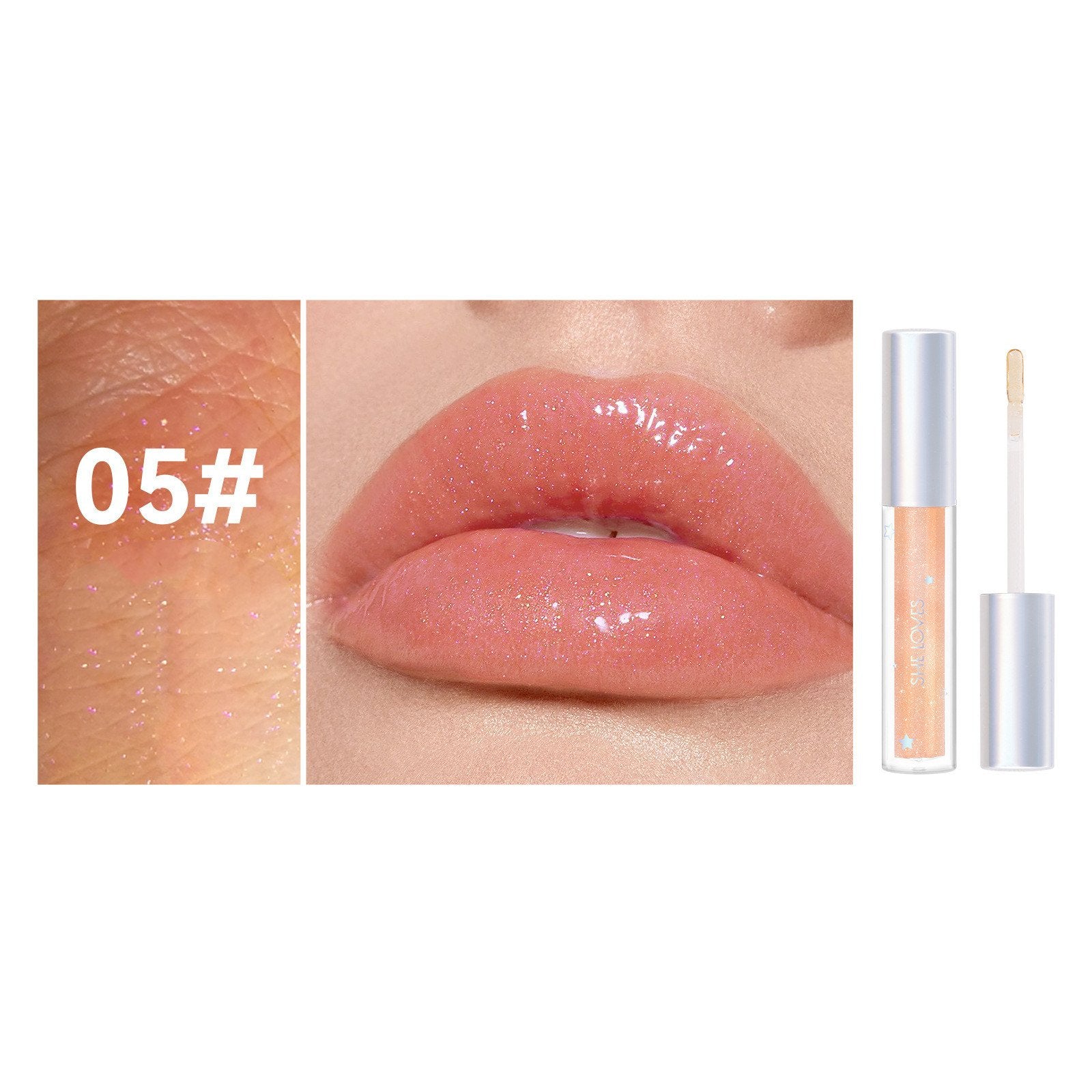 Shimmering Moisturizing Plumping Glass Lip Lotion