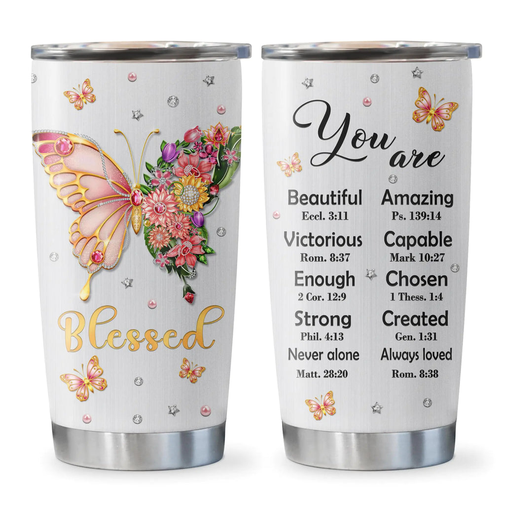 20oz Stainless Bible Verse/Scripture Gift Cup (1PC)