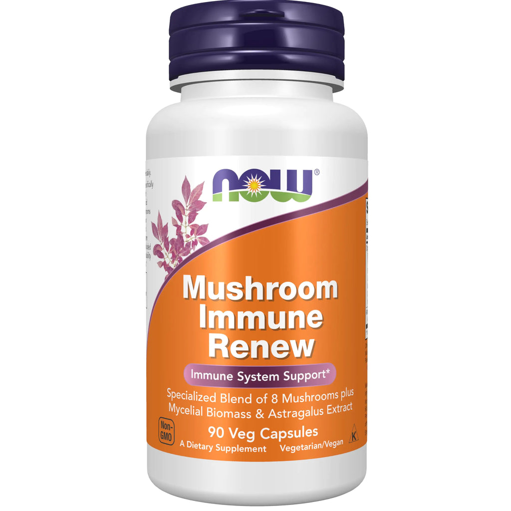 NOW Foods Supplements Immune Renew™ with Astragalus Root Extract Immune System Support* 90 Veg Capsules