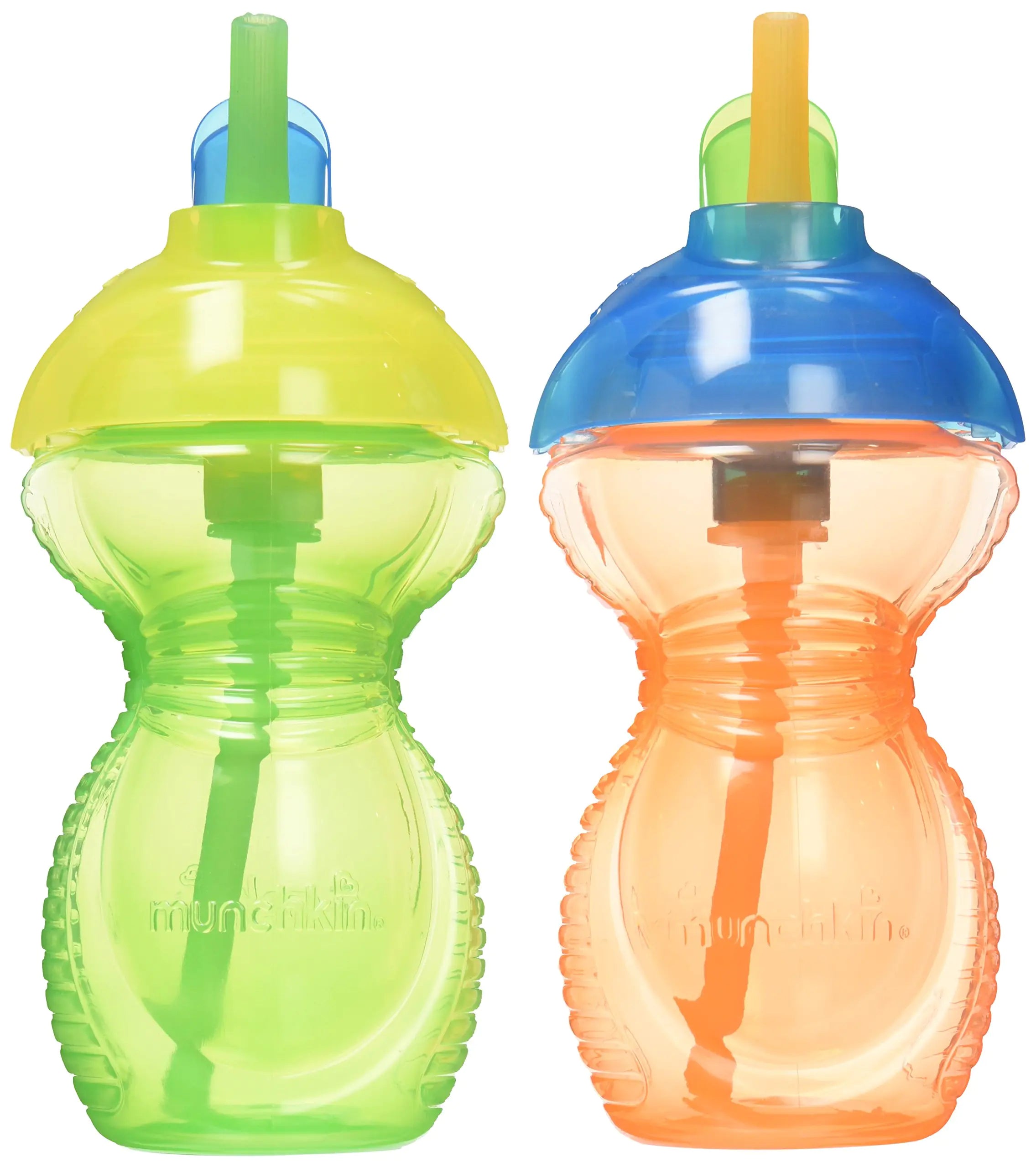 Munchkin Click Lock 2 Count Flip Straw Cup 9 ounce (colors may vary)