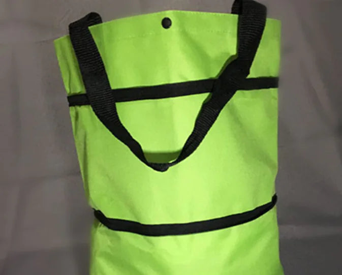 Premium Folding Shopping Cart with Multi-Functional Wheels