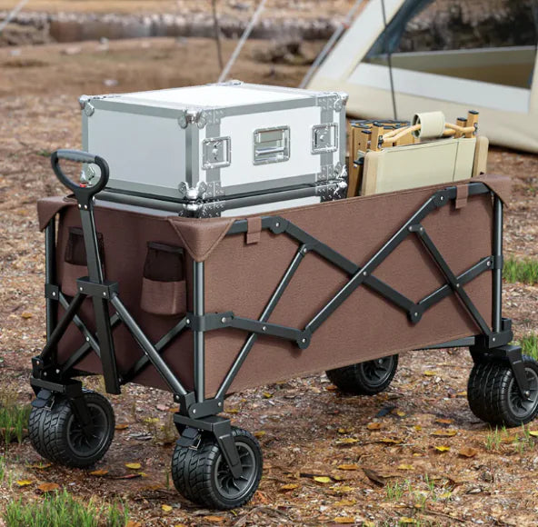 Foldable Camping Cart - Heavy Duty Outdoor Wagon