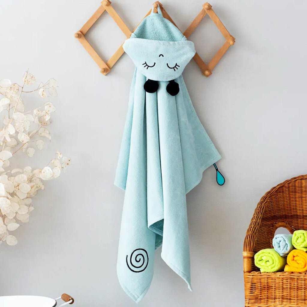 Milk&Moo Sangaloz Velvet Hooded Baby Towel