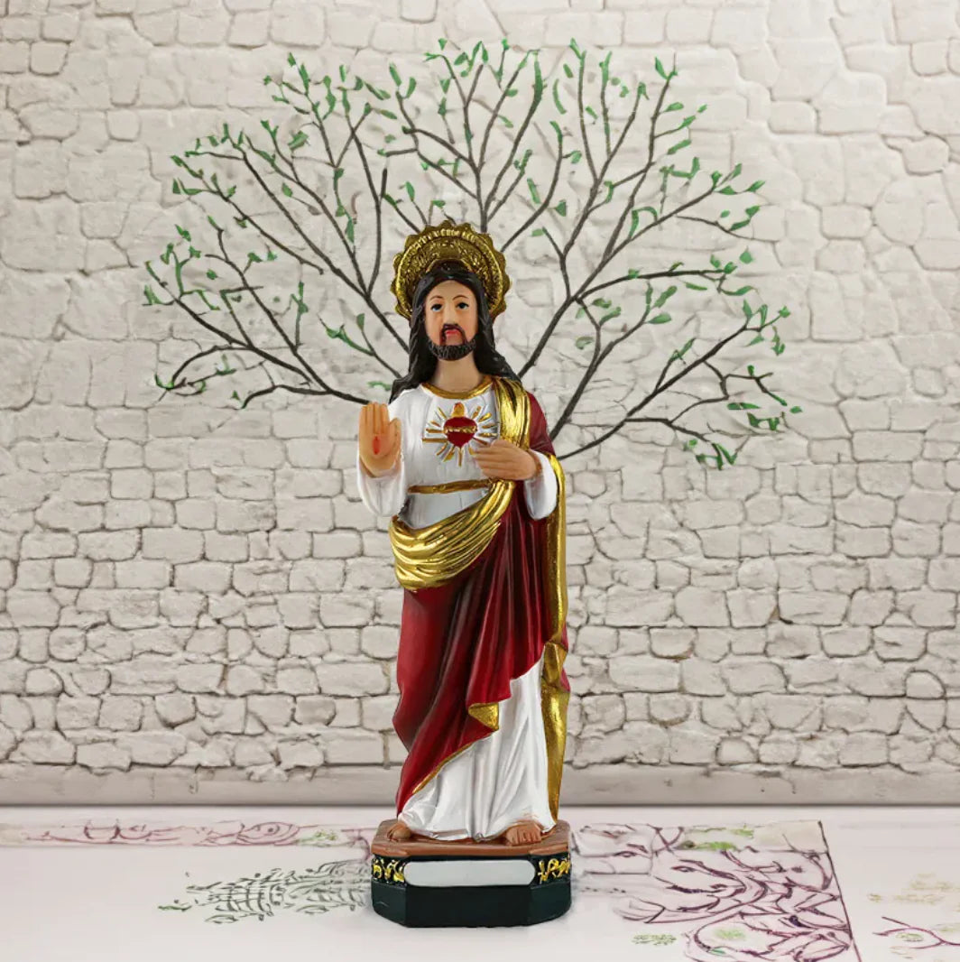Nativity Scene Resin Figurine Set