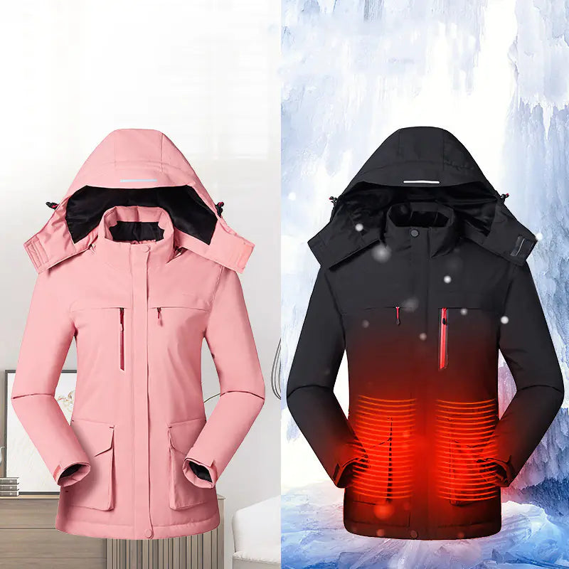 Smart Heated Jacket for Fishing and Skiing Apparel